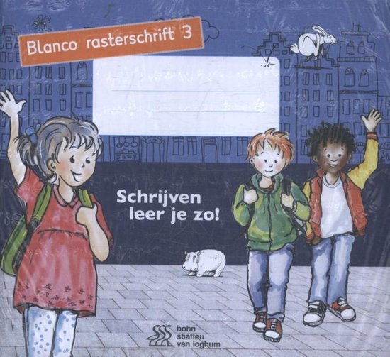 Schrijven leer je zo! Blanco rasterschrift 3 - set a 5 stuks