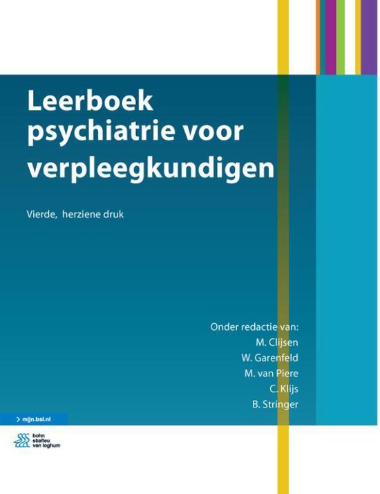 Specialistische verpleegkunde - Leerboek psychiatrie voor verpleegkundigen