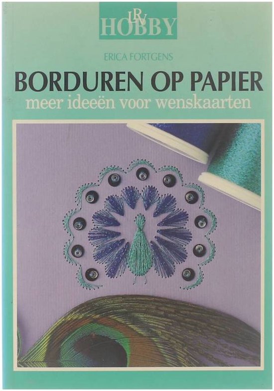 Borduren op papier - meer ideeën voor wenskaarten