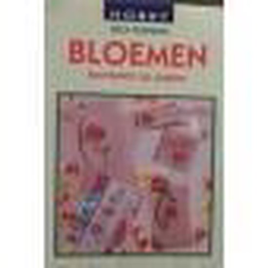 Bloemen borduren op papier