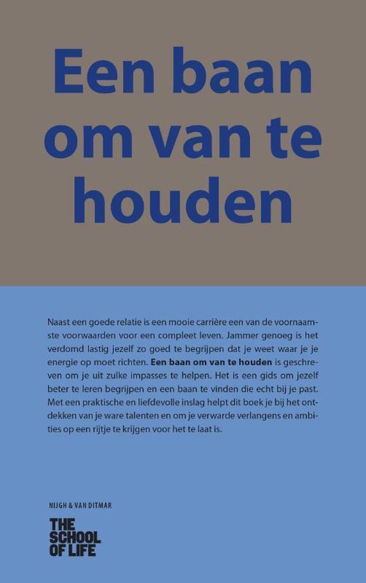 The School of Life - Een baan om van te houden