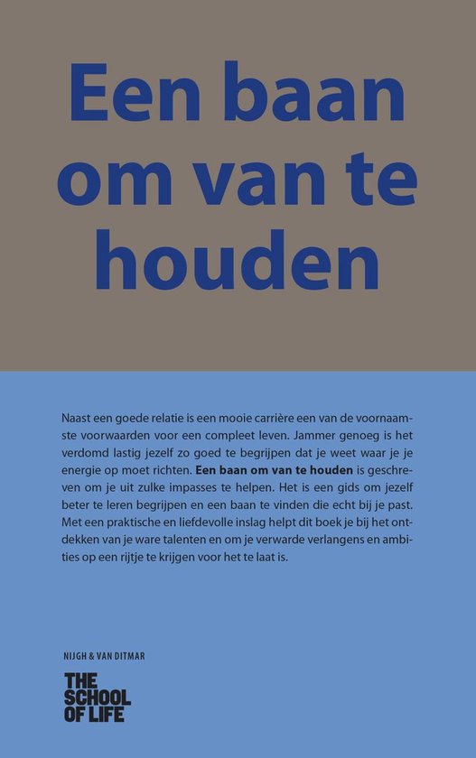 Een baan om van te houden