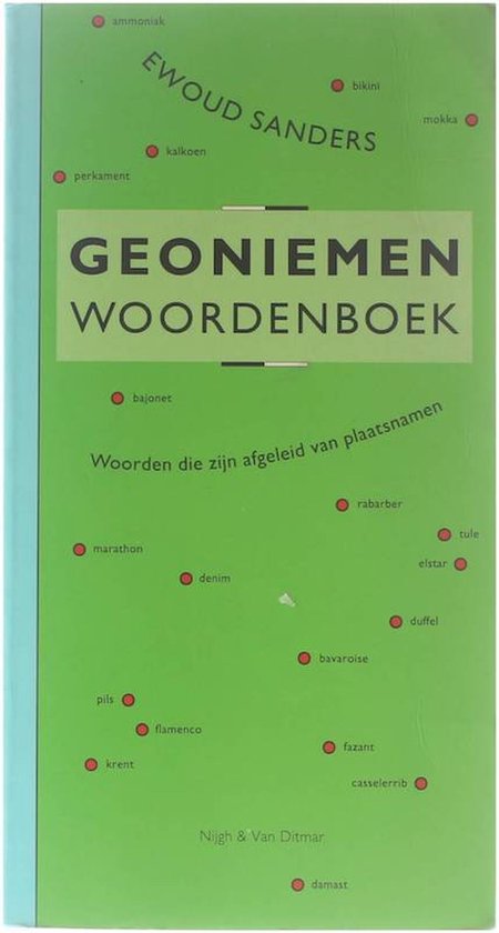 Geoniemen woordenboek