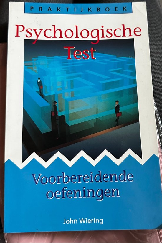 Praktijkboek psychologische test