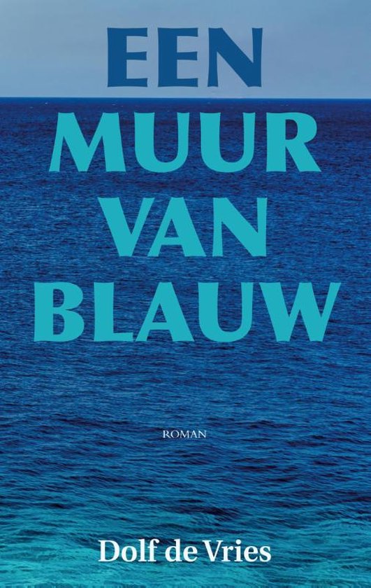 Een muur van blauw