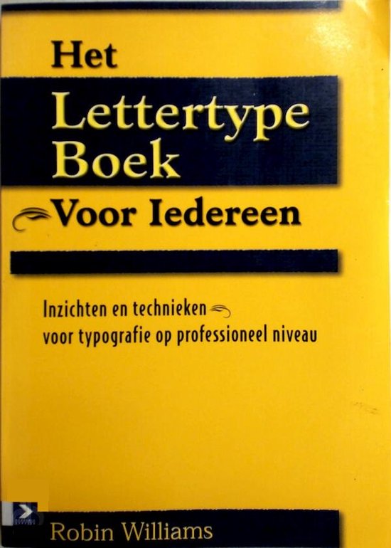 Het Lettertype Boek Voor Iedereen