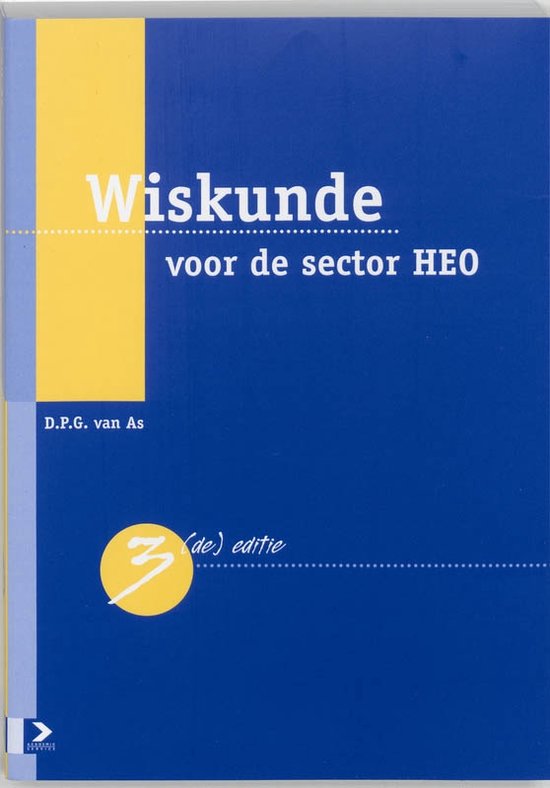 Wiskunde Voor De Sector Heo 3E Dr