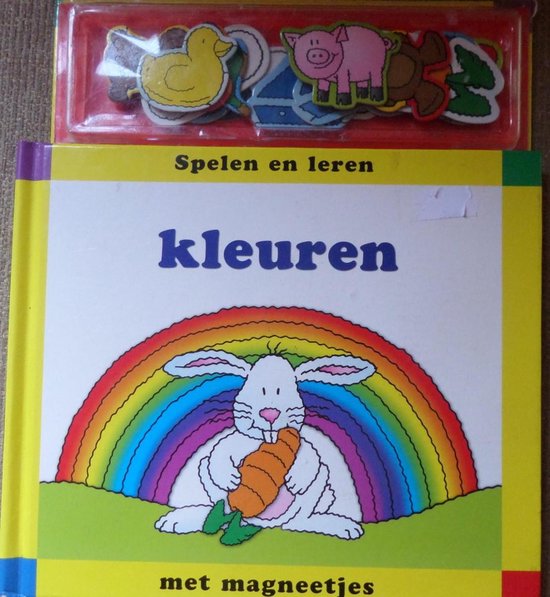 Kleuren. Spelen en leren met magneetjes.