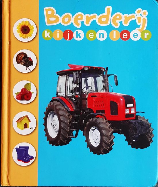 Boerderij boek kijk en leer