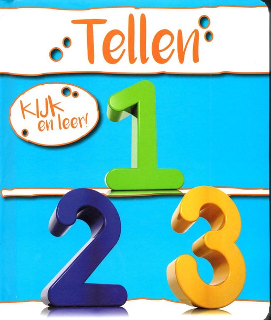 Tellen Kijk en leer peuterboek hardcover