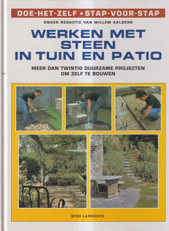 Werken met steen in tuin en patio