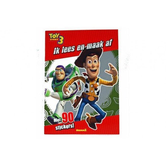 IK LEES EN MAAK AF MET 90 STICKERS - TOY STORY 3