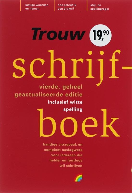 Trouw Schrijfboek