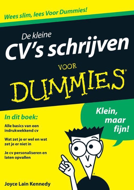 Voor Dummies - De kleine CV's schrijven voor Dummies