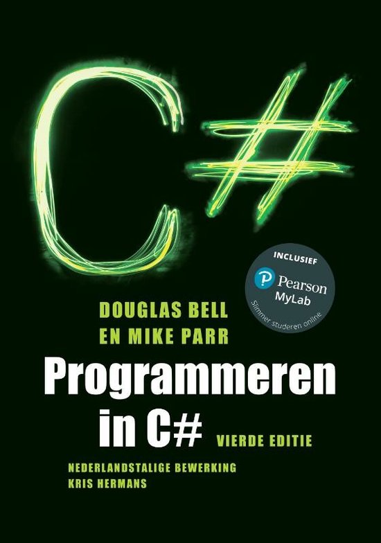 Programmeren in C#, 4e editie met MyLabNL toegangscode