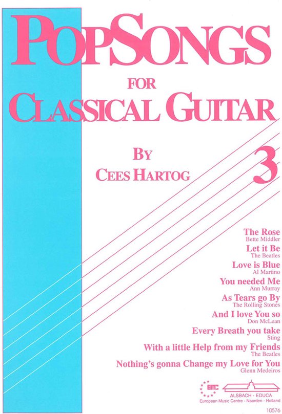 Popsongs For Classical Guitar 3