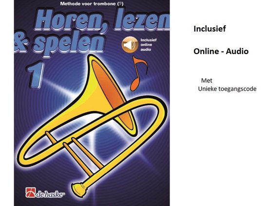 1 - Horen, Lezen & Spelen - TROMBONE   online Audio - Editie