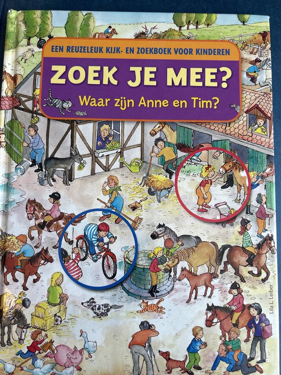 Zoek je mee? Waar zijn Anne en Tim?