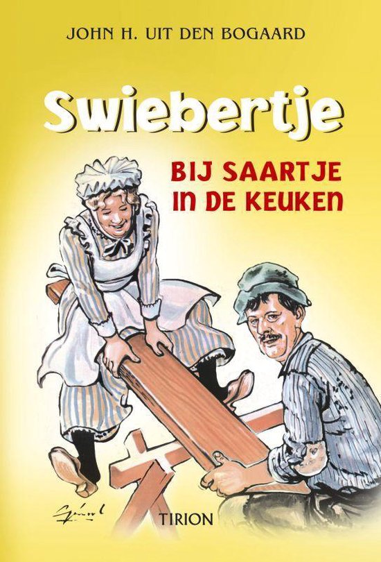 Swiebertje bij saartje in de keuken