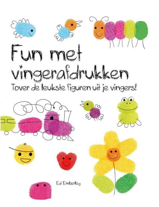 Fun met vingerafdrukken. Tover de leukste figuren uit je vingers!