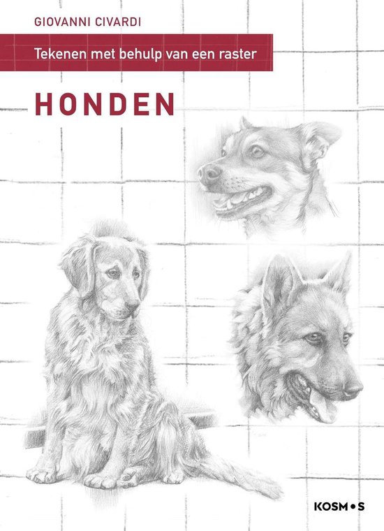 Tekenen met behulp van een raster - Honden