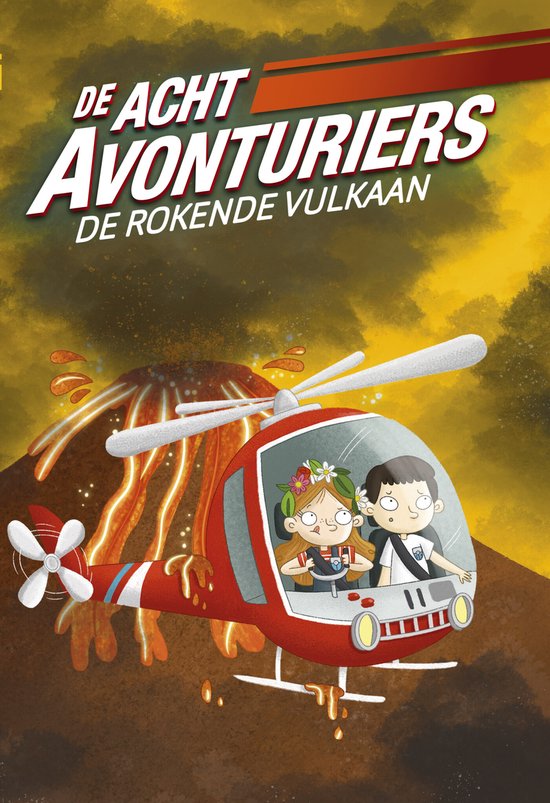 De Acht Avonturiers 6 - De rokende vulkaan