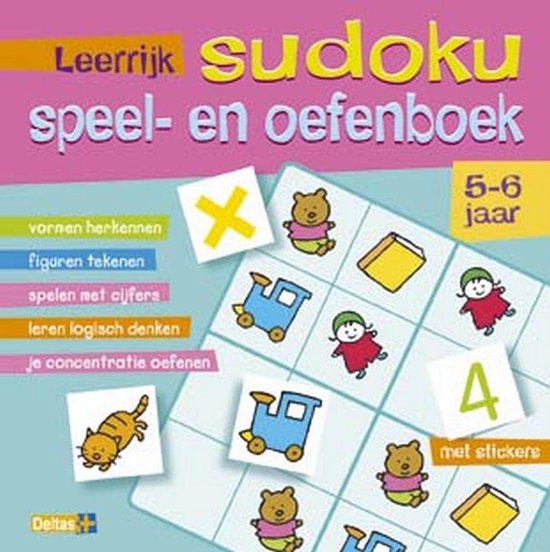 Leerrijk sudoku speel- en oefenboek (5-6 j.)