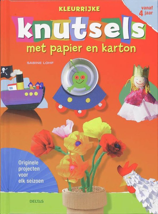 Kleurrijke knutsels met papier en karton