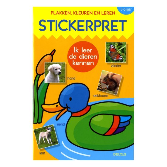 Stickerpret  Ik Leer De Dieren Kennen 3-5 Jaar