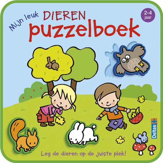 Mijn leuk dieren puzzelboek 2-4 jaar