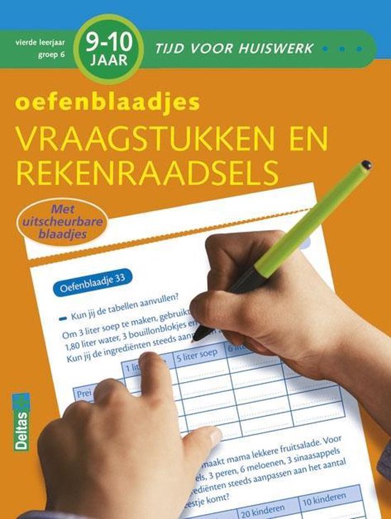 Tijd voor huiswerk - Oefenblaadjes Vraagstukken en rekenraadsels 9-10 jr