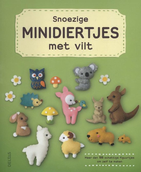 Snoezige minidiertjes met vilt