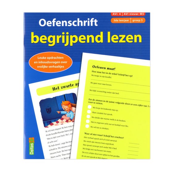 Oefenschrift begrijpend lezen Groep 5 3de leerjaar