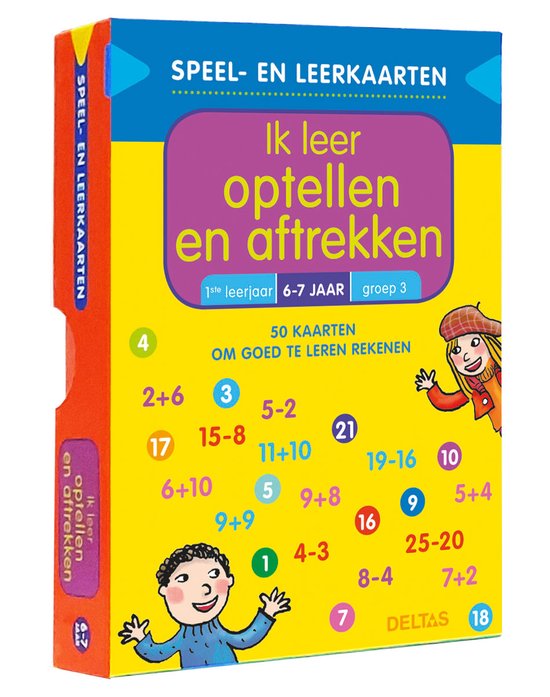 Speel- en leerkaarten - Ik leer optellen en aftrekken (6-7 j.)