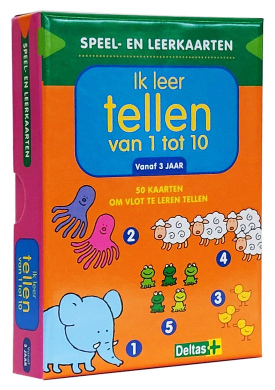 Speel- en leerkaarten - Ik leer tellen van 1 tot 10 (+3 j.)