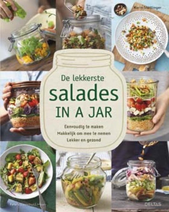 De lekkerste salades in a jar