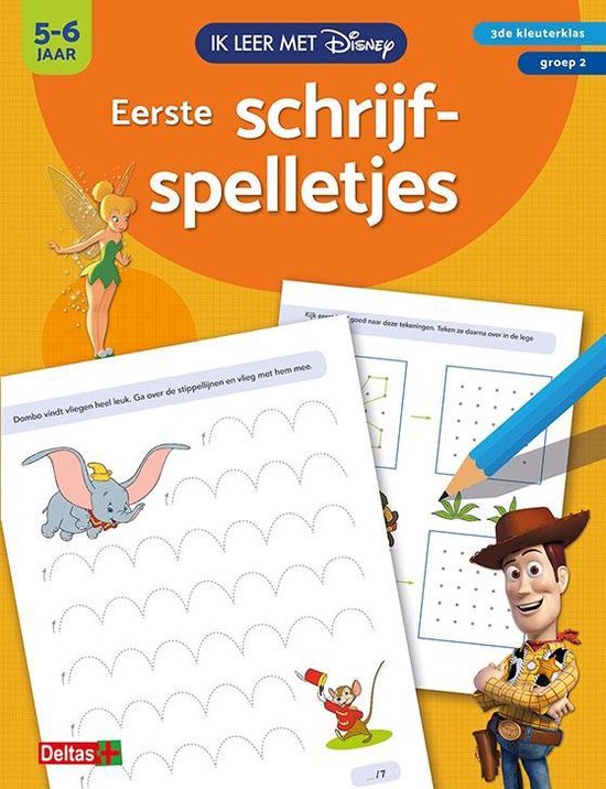 Ik leer met Disney  -   Eerste schrijfspelletjes (5-6 j.)