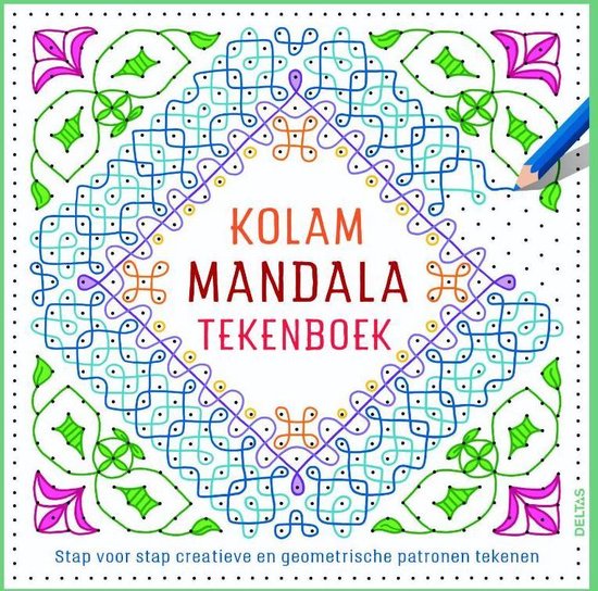 Kolam mandala tekenboek