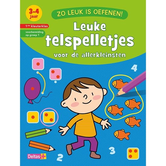 Zo leuk is oefenen! 0 - Leuke telspelletjes voor de allerkleinsten 3-4 jaar - 1ste kleuterklas - voorbereiding op groep 1