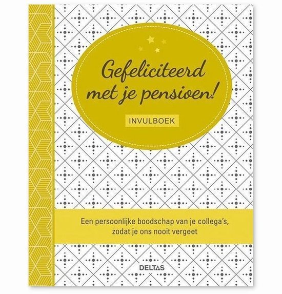 Gefeliciteerd met je pensioen! invulboek