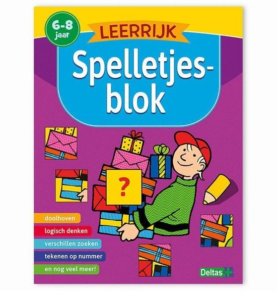 Leerrijk spelletjesblok 6-8 jaar