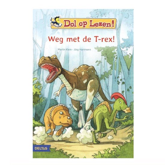 Dol op lezen! Weg met de T-rex!