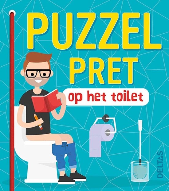 Puzzelpret op het toilet