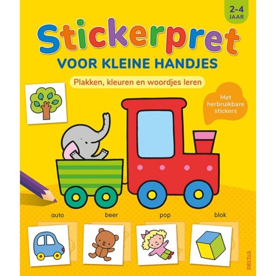 Stickerpret voor kleine handjes 2-4 jaar