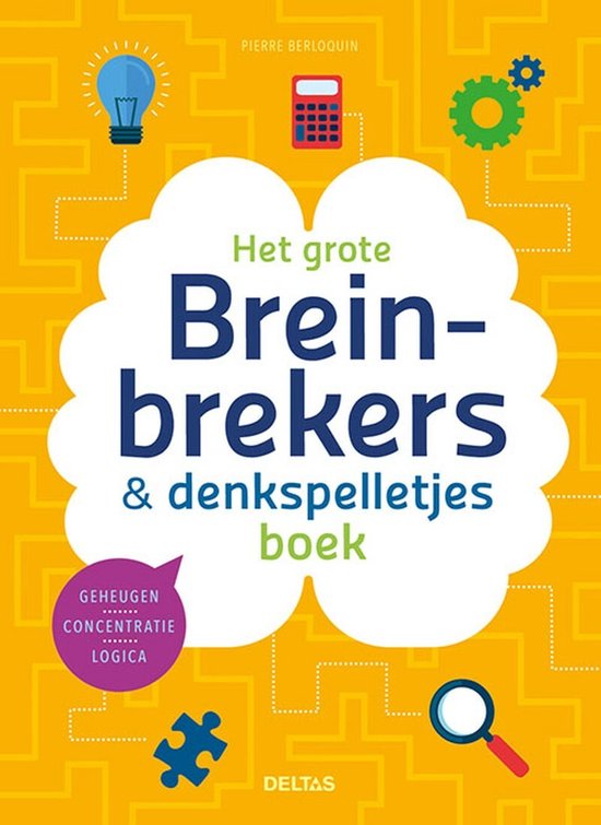 Het grote breinbrekers & denkspelletjes boek