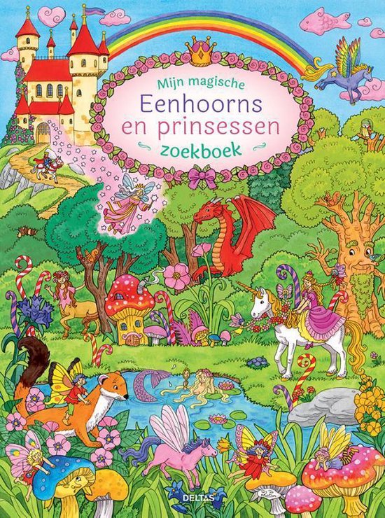 Mijn magische eenhoorns en prinsessen zoekboek