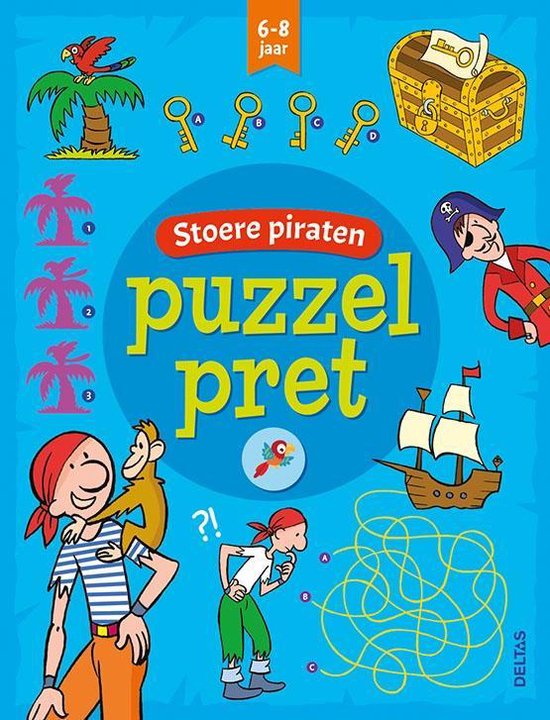 Puzzelpret 0 -  Puzzelpret - Stoere piraten 6-8 j.