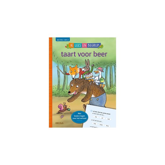 Ik lees en begrijp - taart voor beer