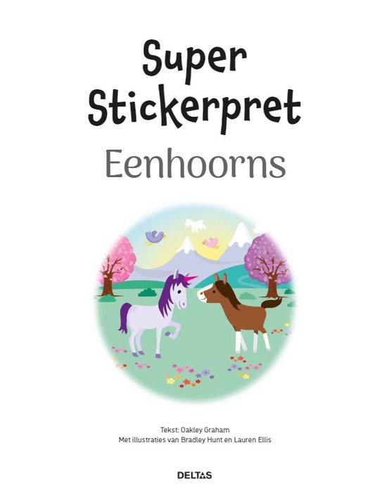 Super Stickerpret-Eenhoorns