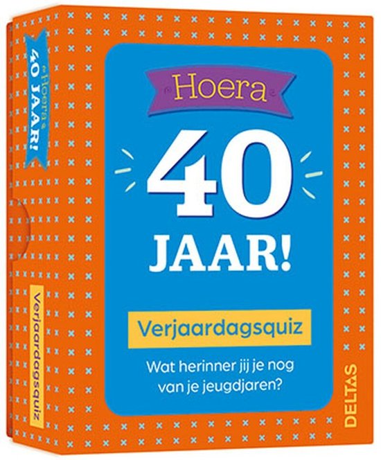 Verjaardagsquiz Hoera 40 jaar!